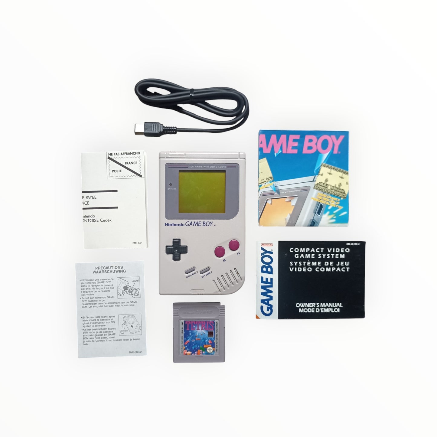 Console Nintendo GameBoy Fat Version Tetris en boîte Complet
