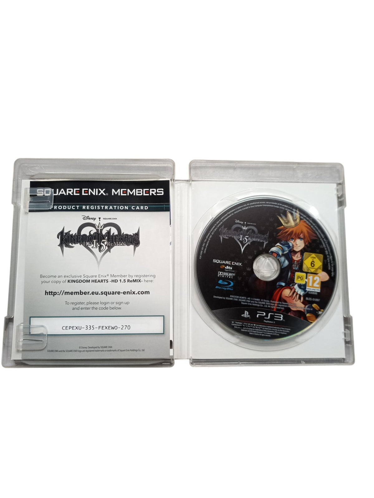 Kingdom Hearts HD 1.5 ReMix Playstation 3 (PS3)