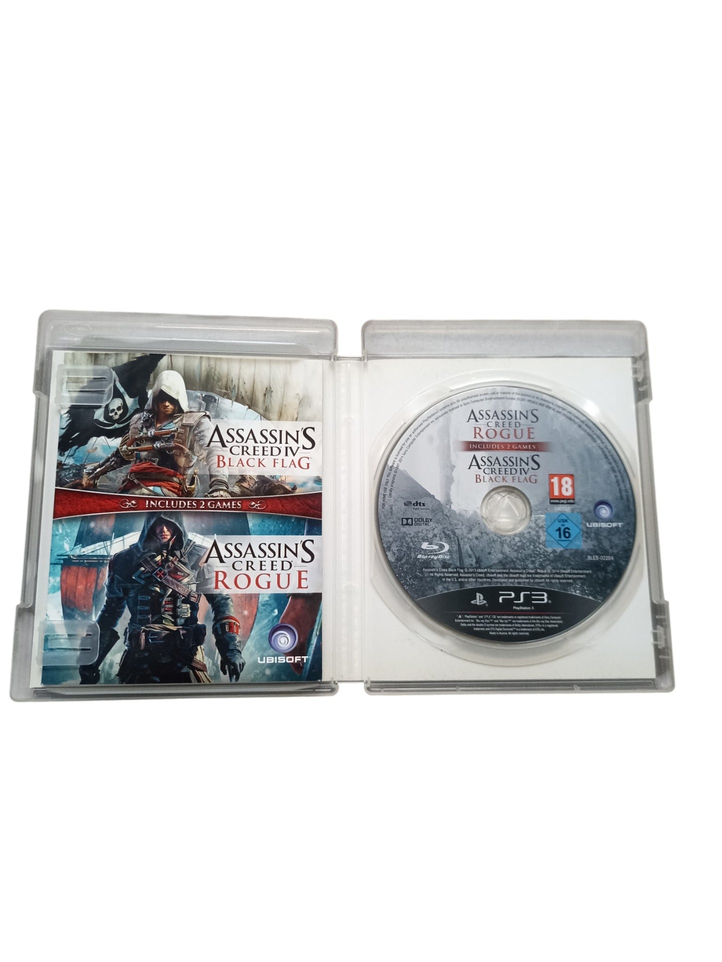 Assassin's Creed Blake Flag & Rogue Playstation 3 (PS3)