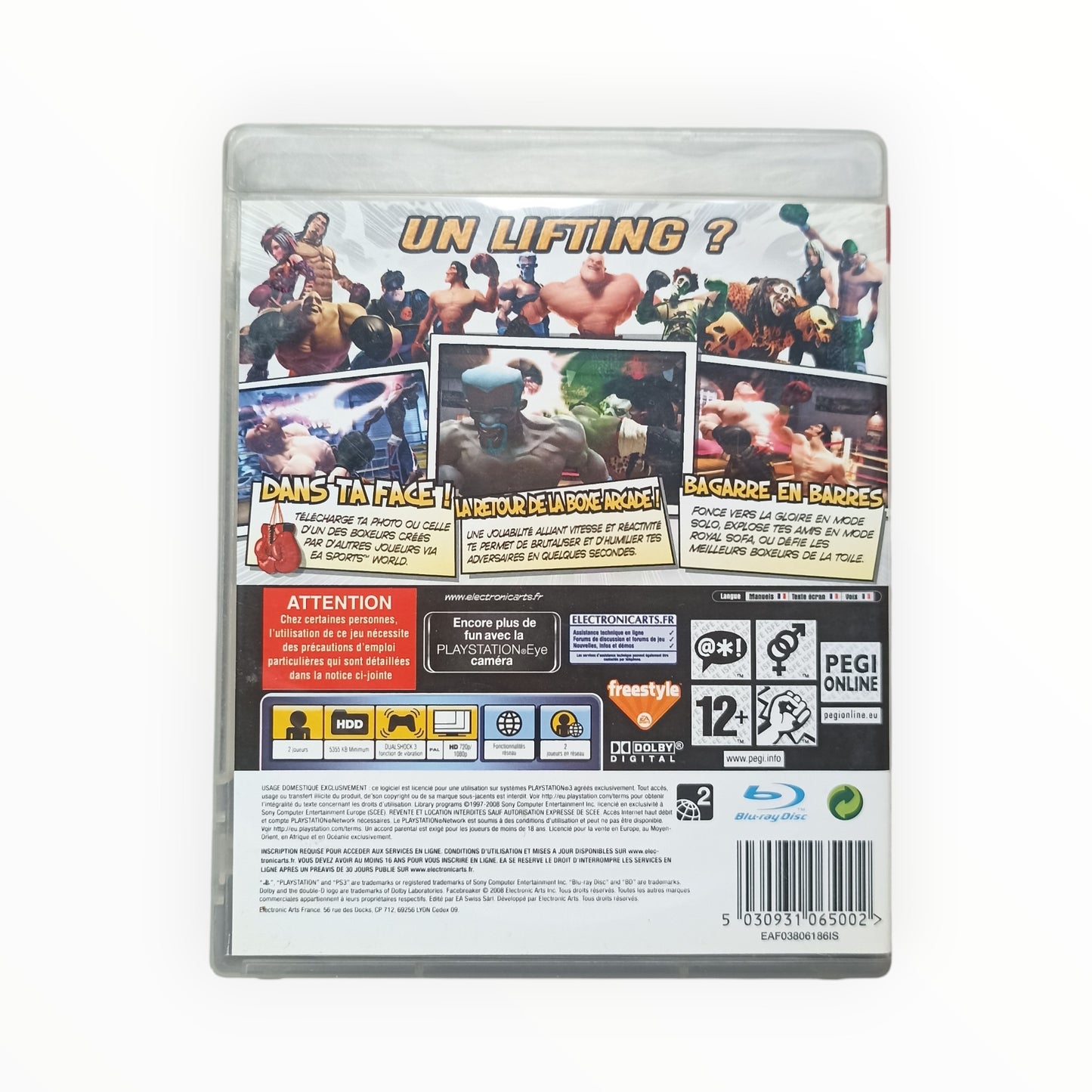 face breaker playstation 3 (PS3)