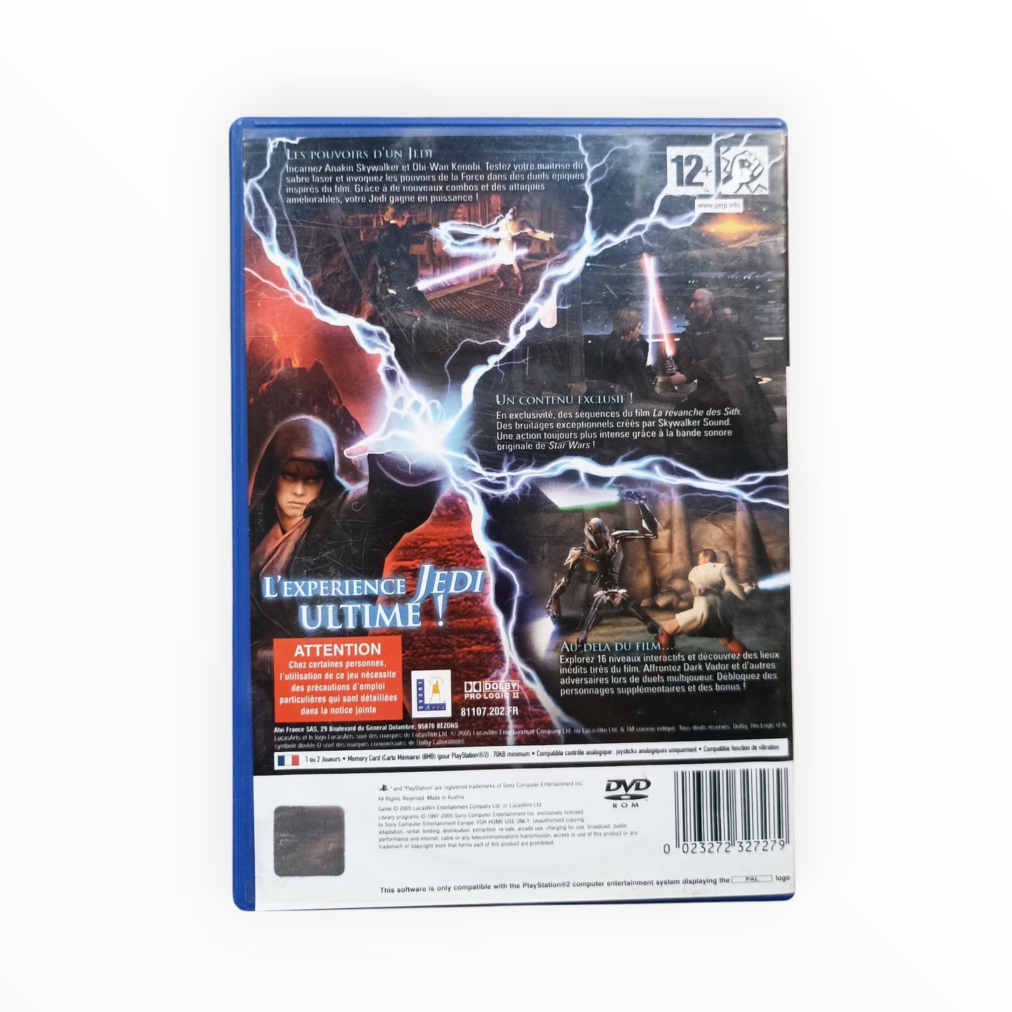 Star Wars Episode III : La Revanche des Sith playstation 2 (PS2)