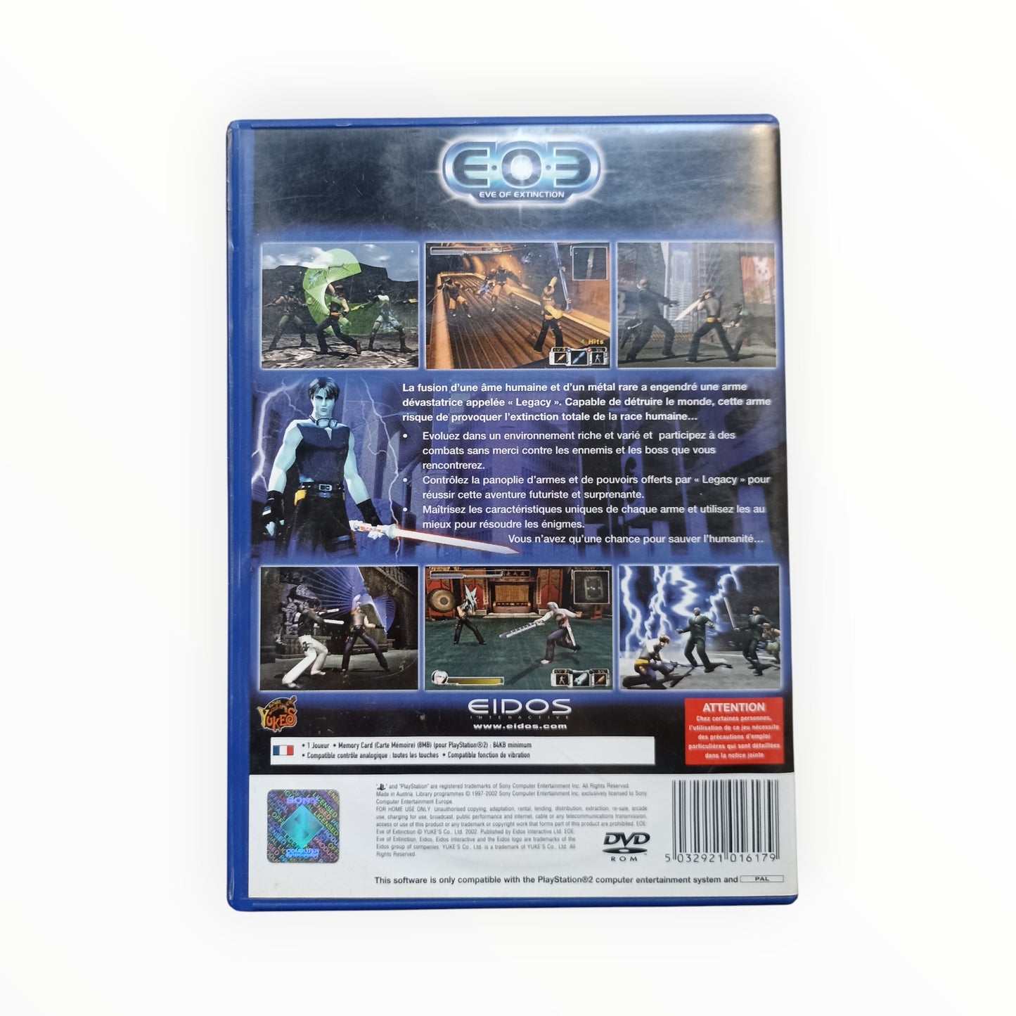 EOE : Eve of Extinction playstation 2 (PS2)