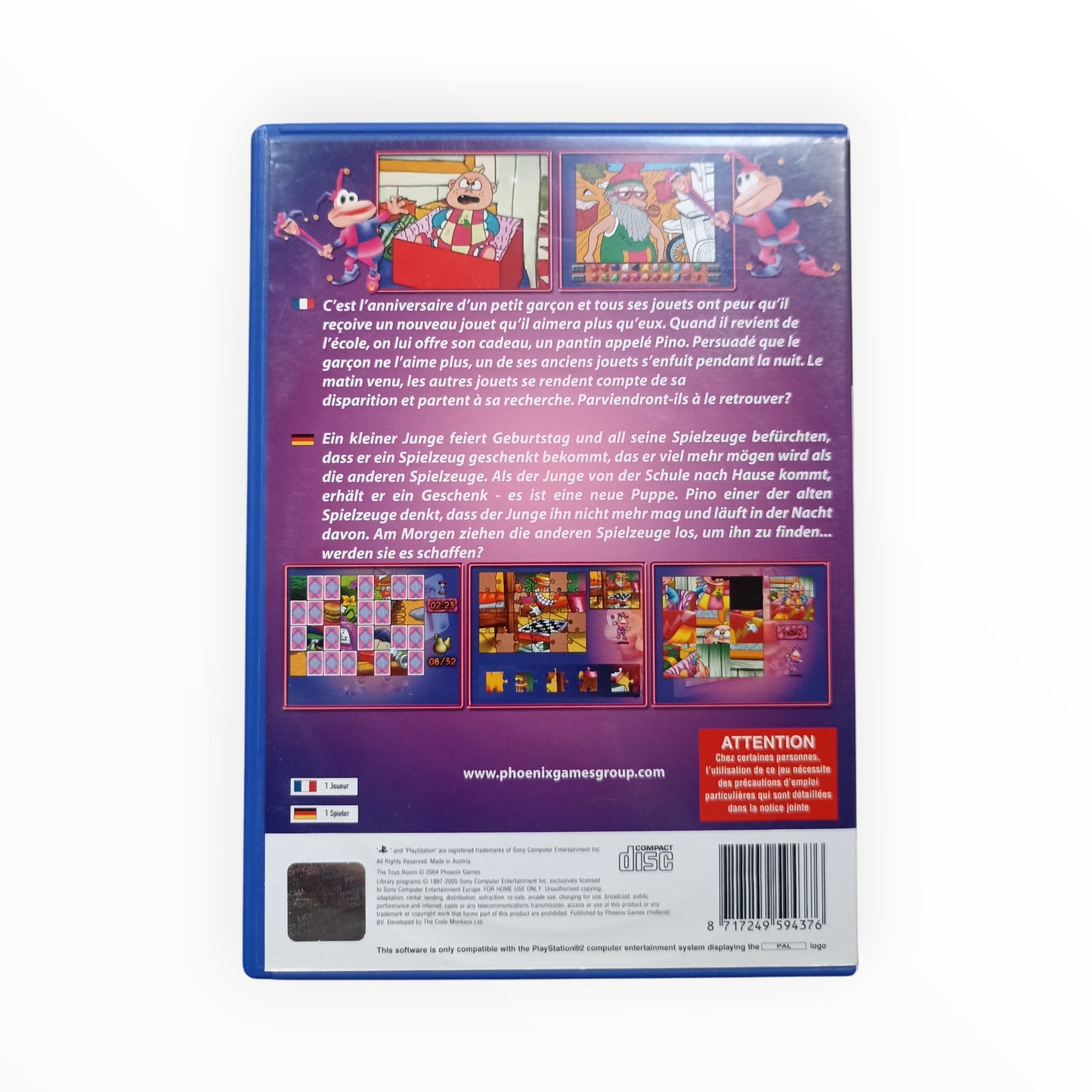 The Toys Room playstation 2 (PS2)
