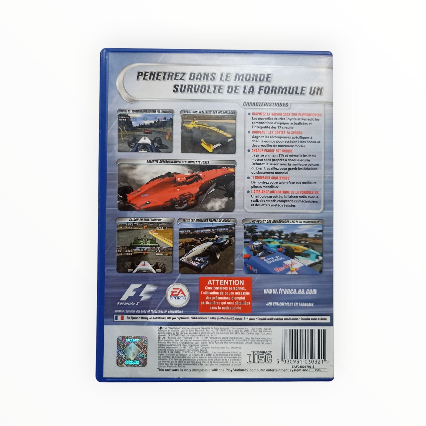 F1 2002 playstation 2 (PS2)