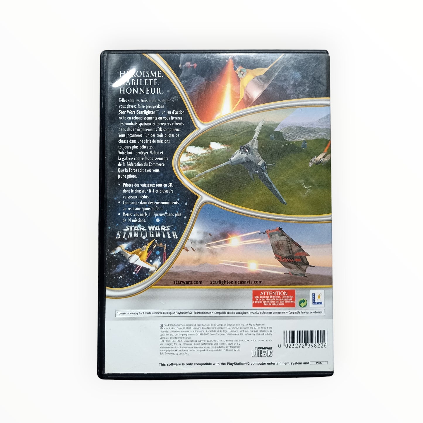 Star Wars : Starfighter playstation 2 (PS2)