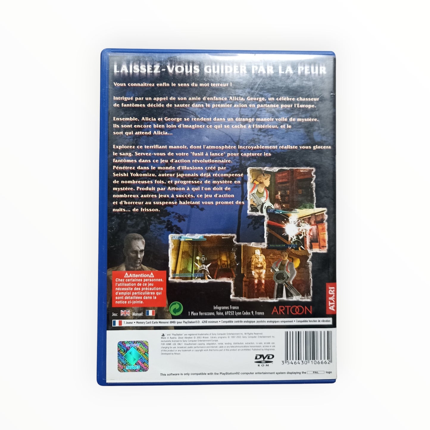 Ghost Vibration playstation 2 (PS2)