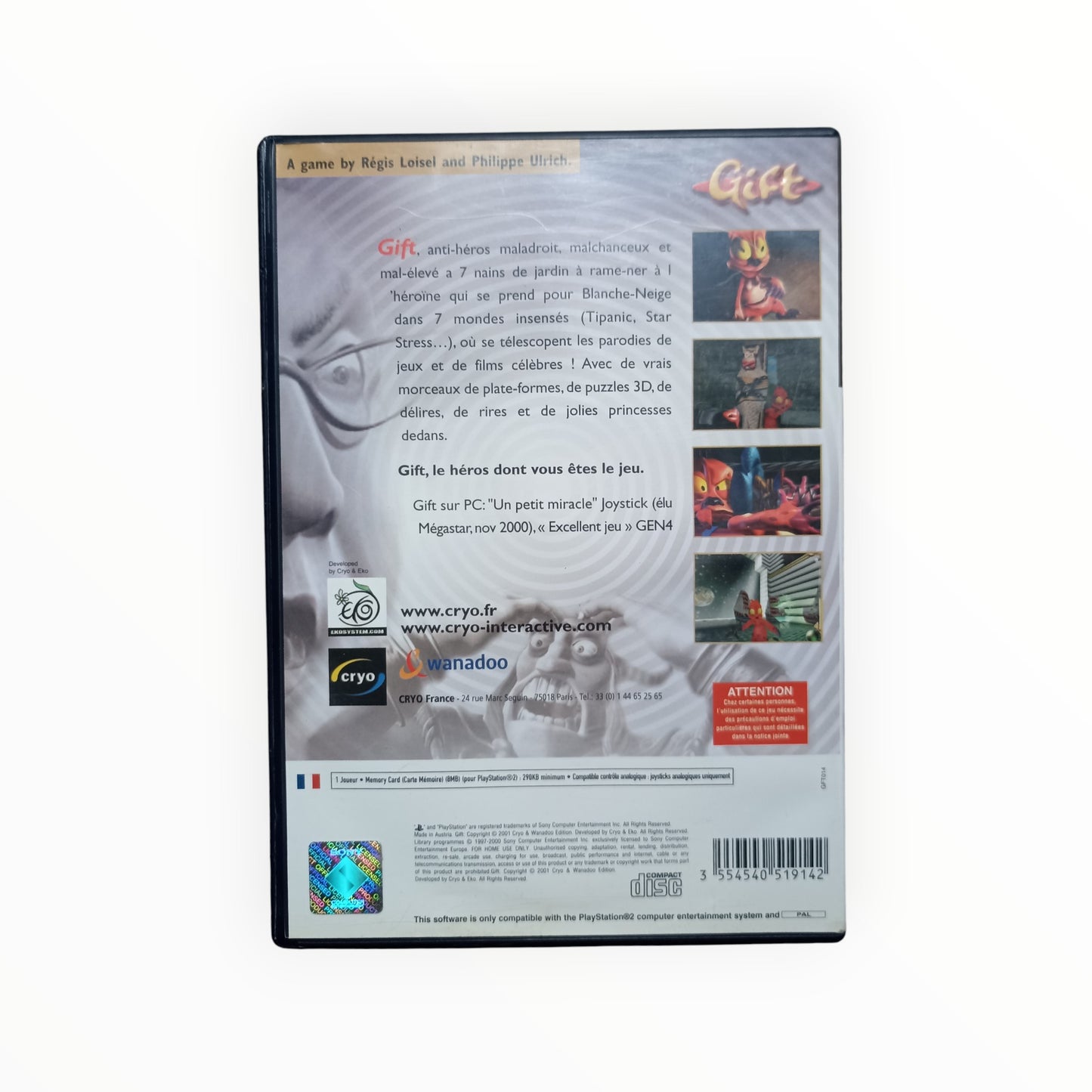Gift PS2 PAL FR Fonctionnel | Masaru