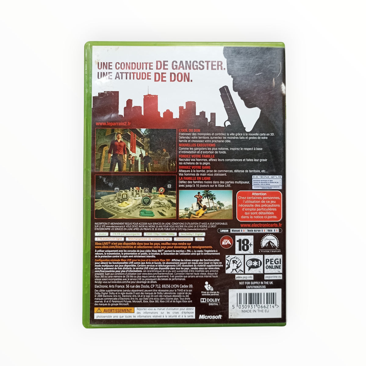 Le Parrain 2 Xbox 360