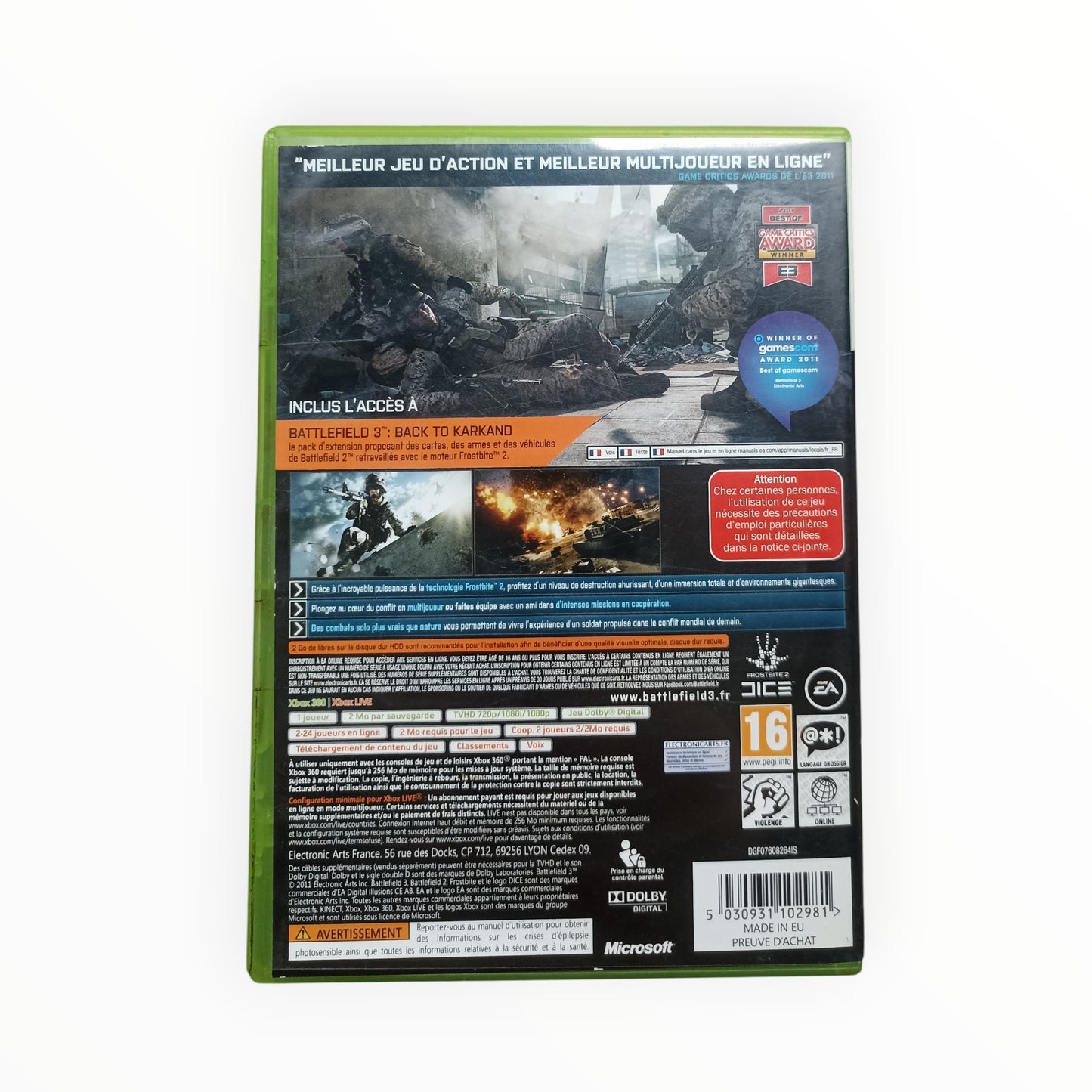 battlefield 3 limited edition Xbox 360