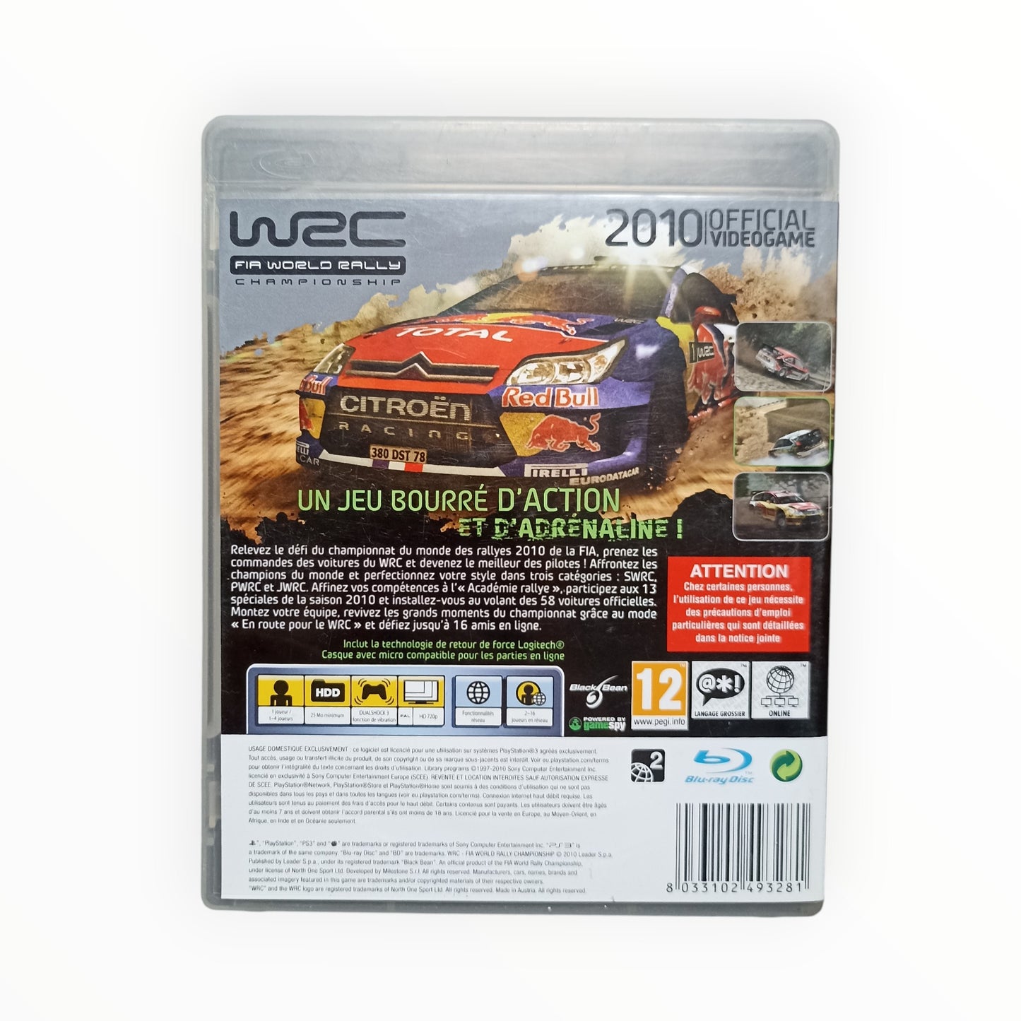 WRC fia world rally playstation 3 (PS3)