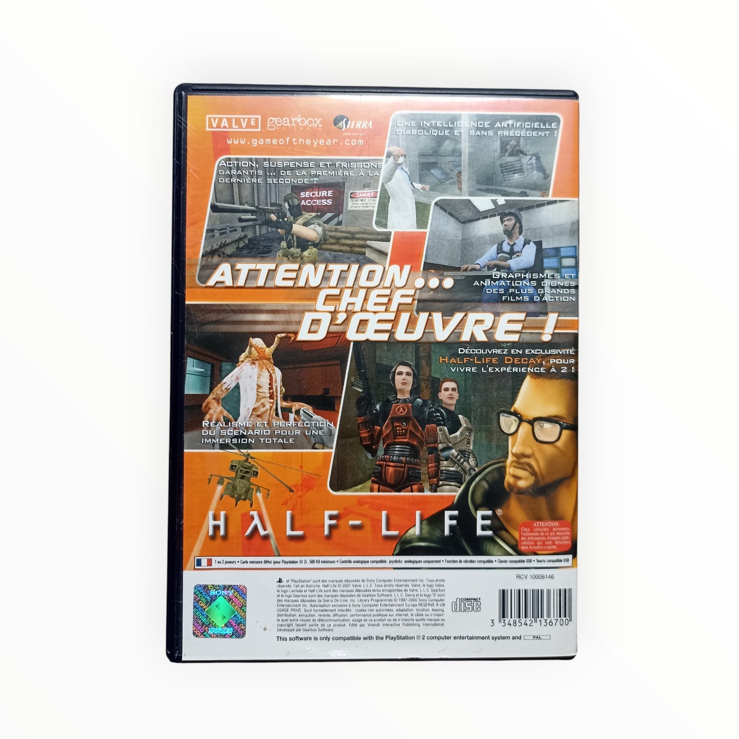 Half Life playstation 2 (PS2)