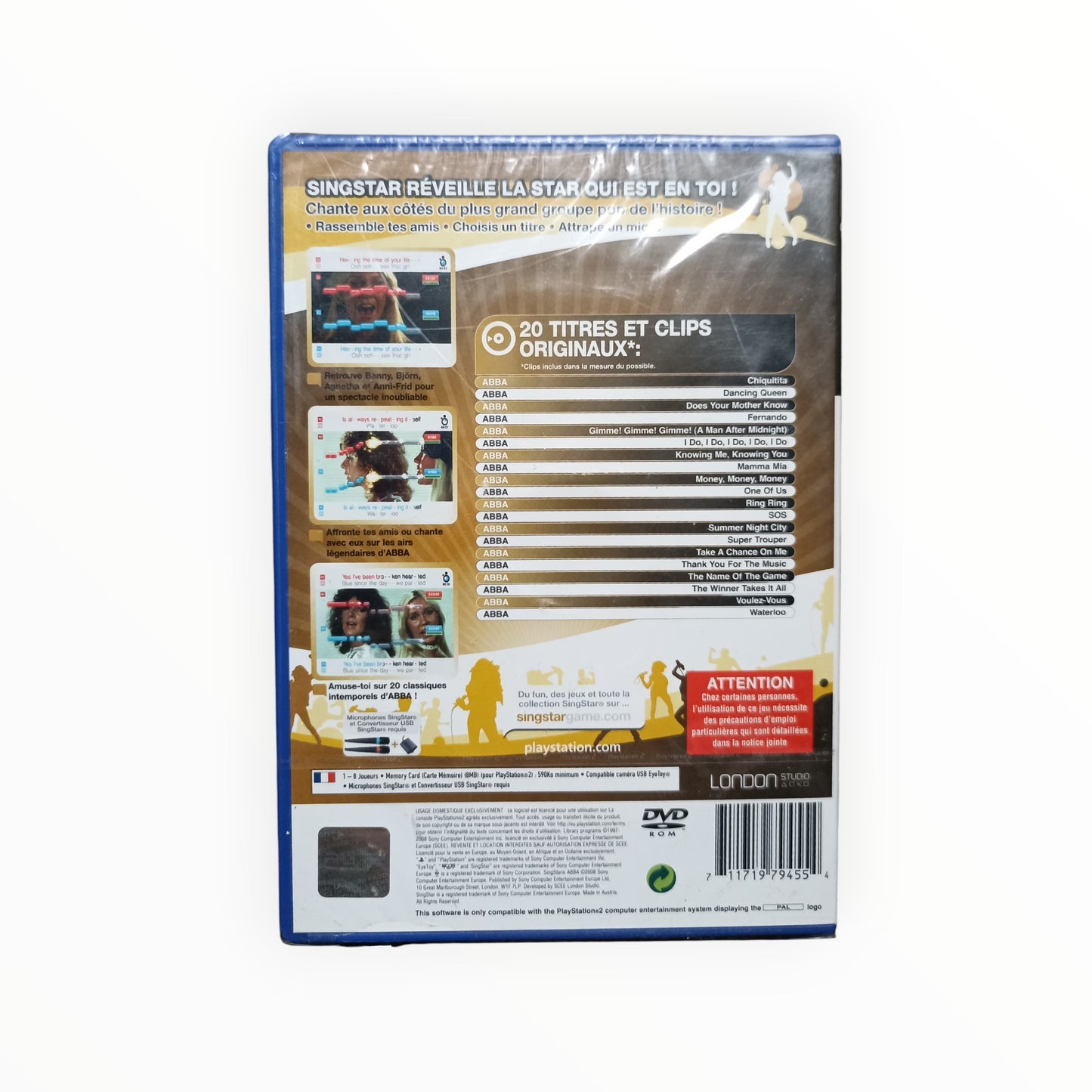 SingStar ABBA PS2 Neuf Sous Blister PAL FR | Masaru