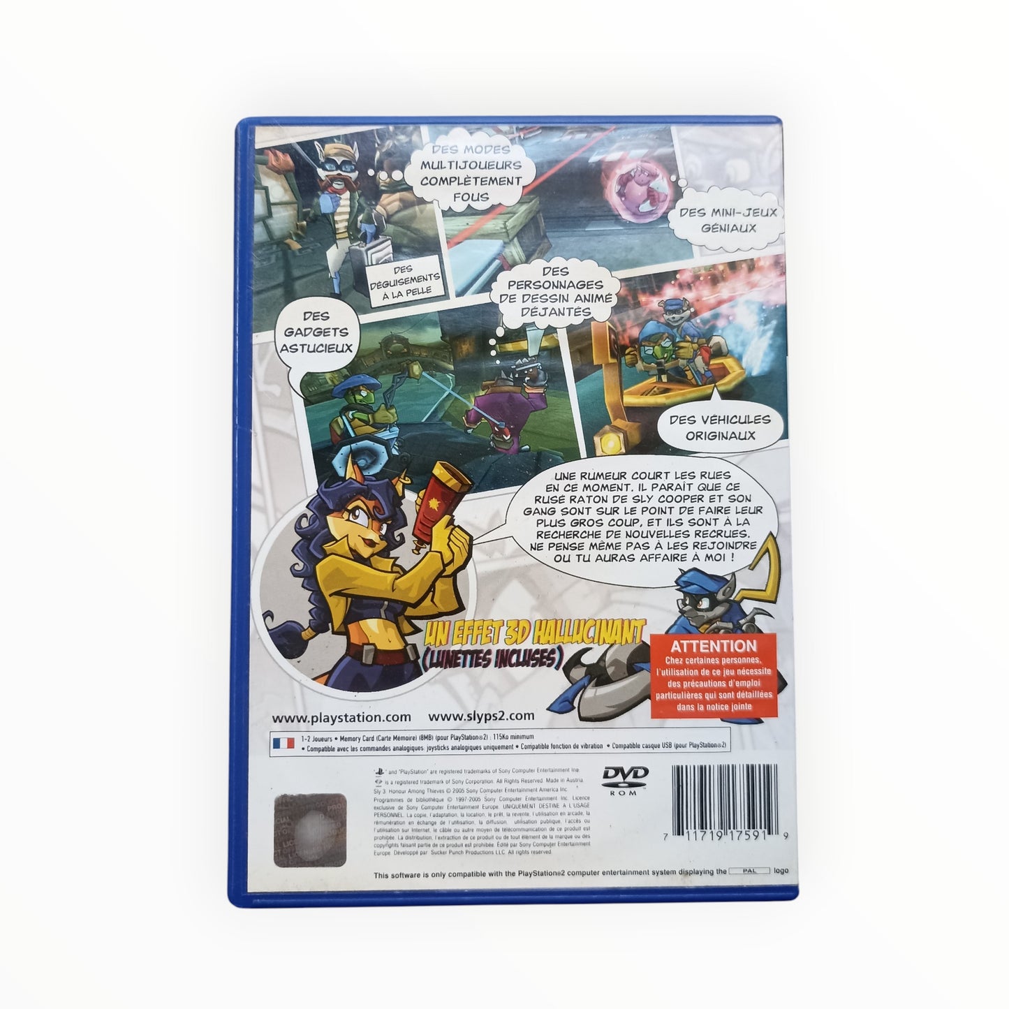 Sly 3 Playstation 2 (PS2)