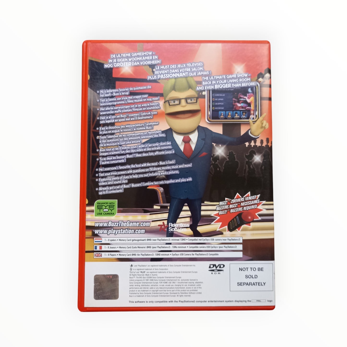 buzz the big quizz Playstation 2 (PS2)