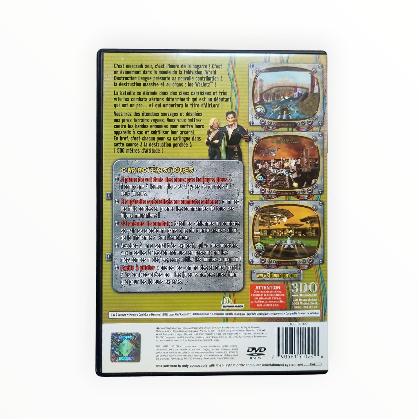 WDL warjetz Playstation 2 (PS2)