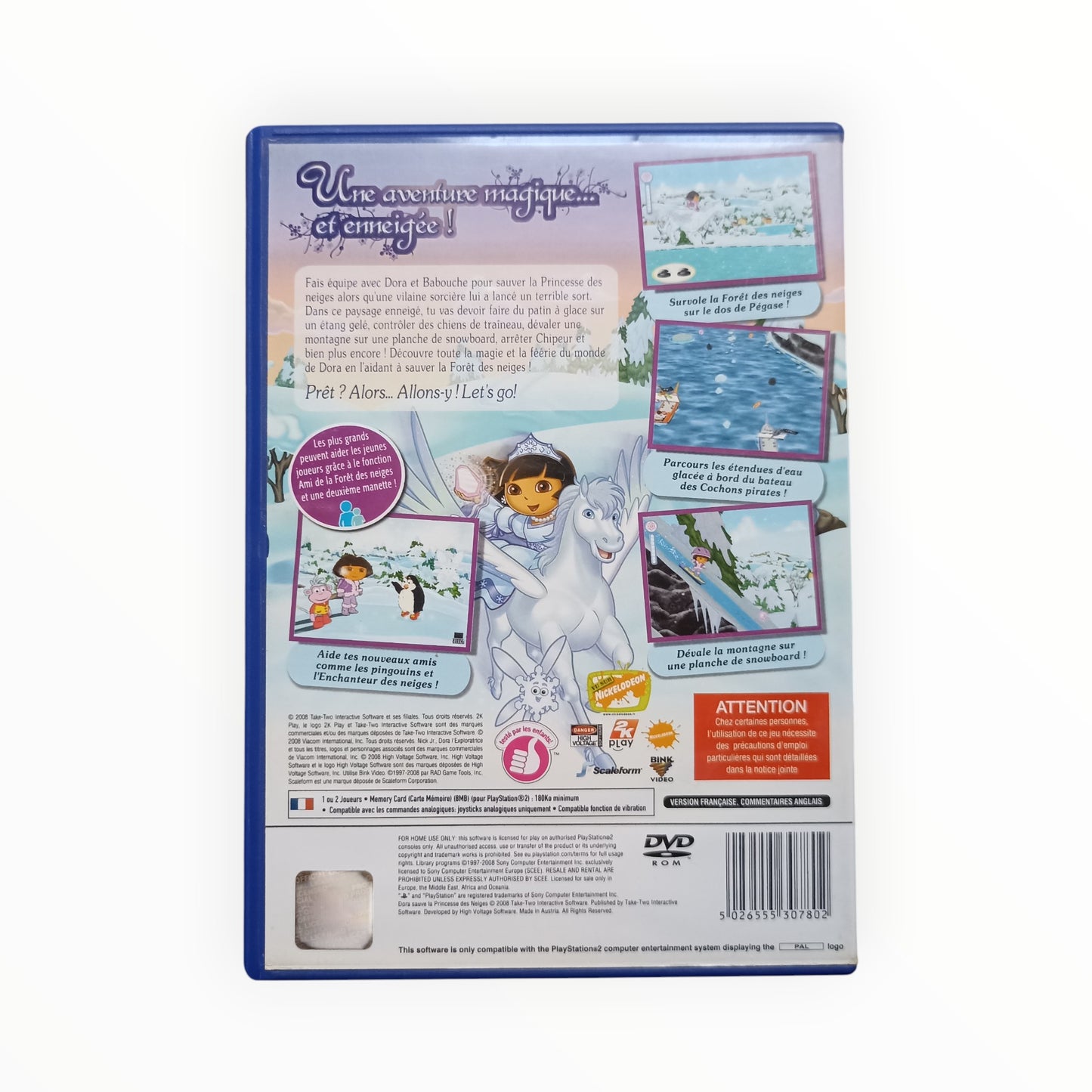 dora sauve la princesse des neiges Playstation 2 (PS2)