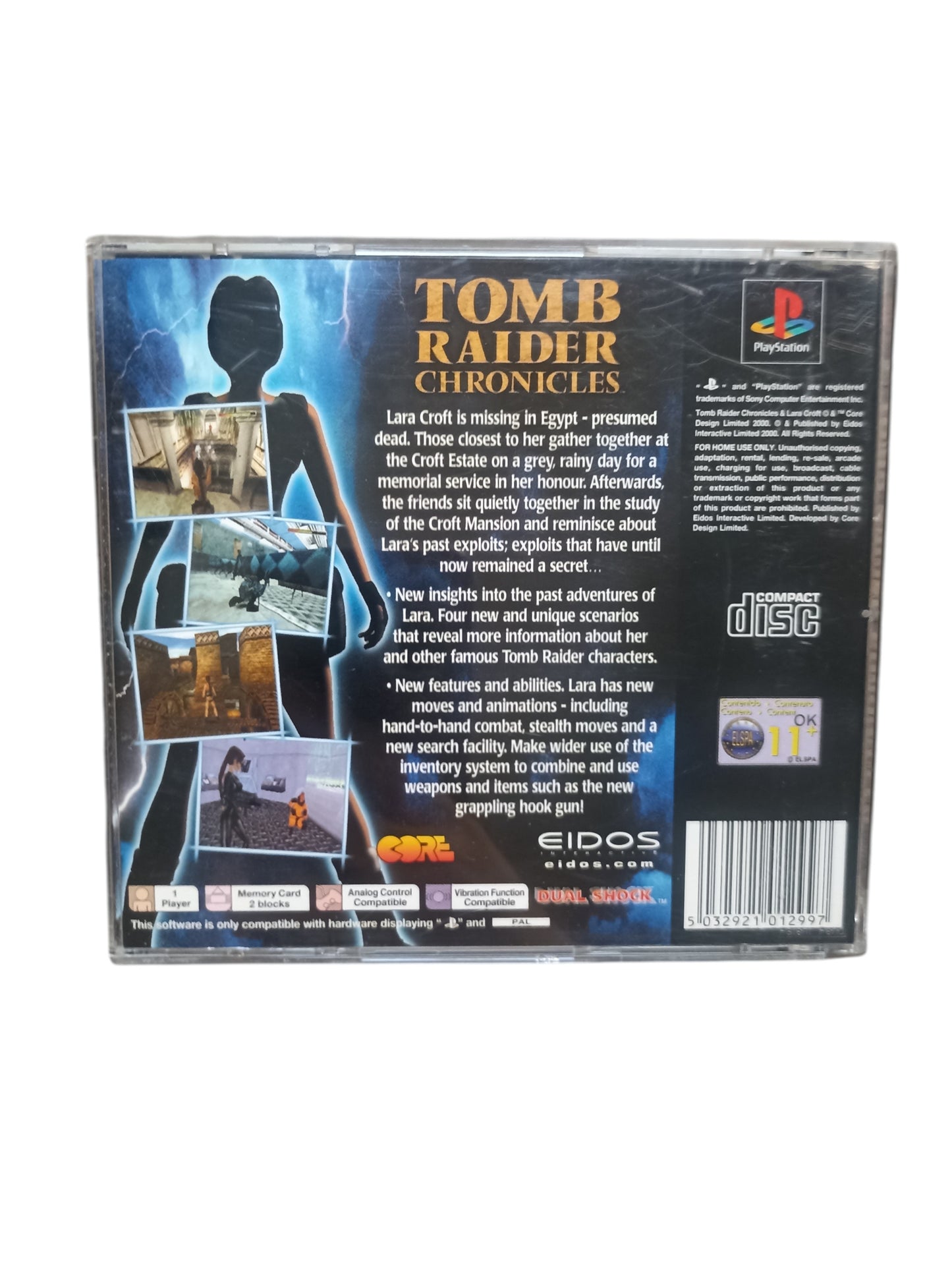 Tomb Raider : Sur les Traces de Lara Croft – PlayStation 1 (PS1) Version UK