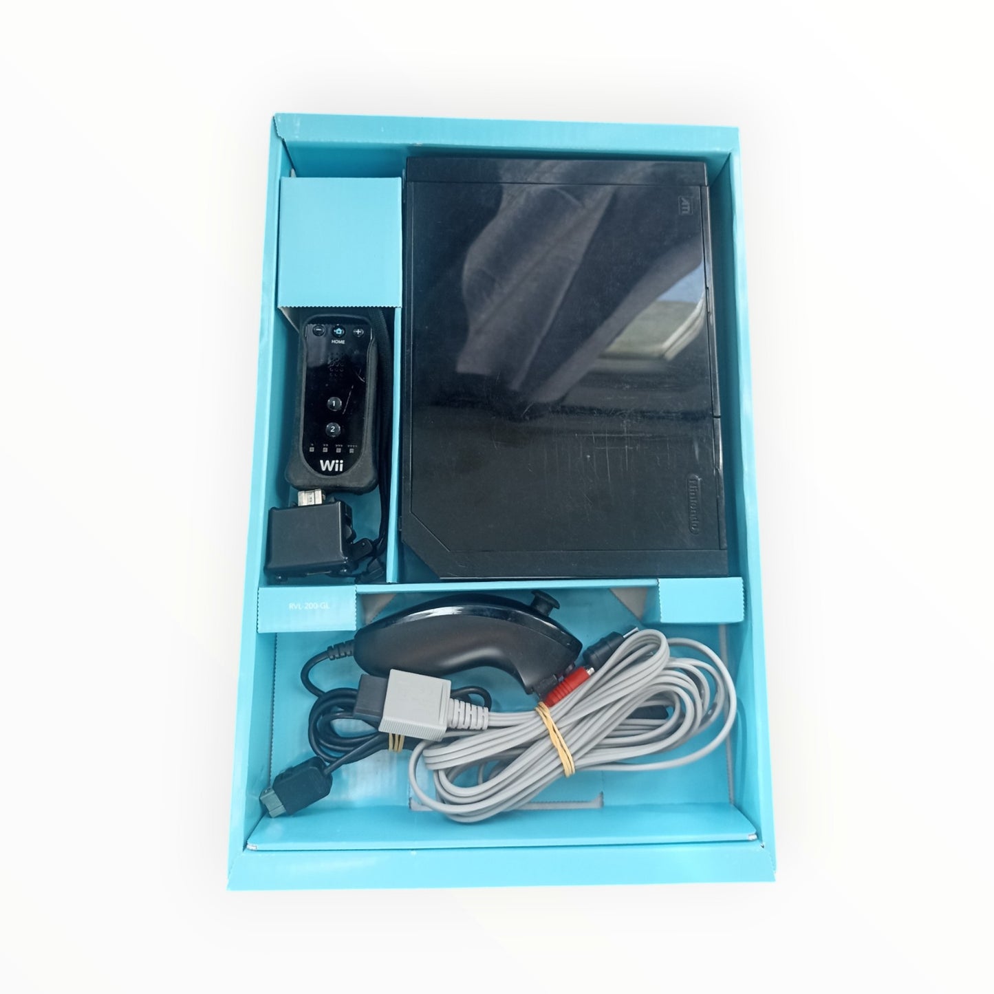 Console Nintendo Wii Noire avec Manette Noire Officielle