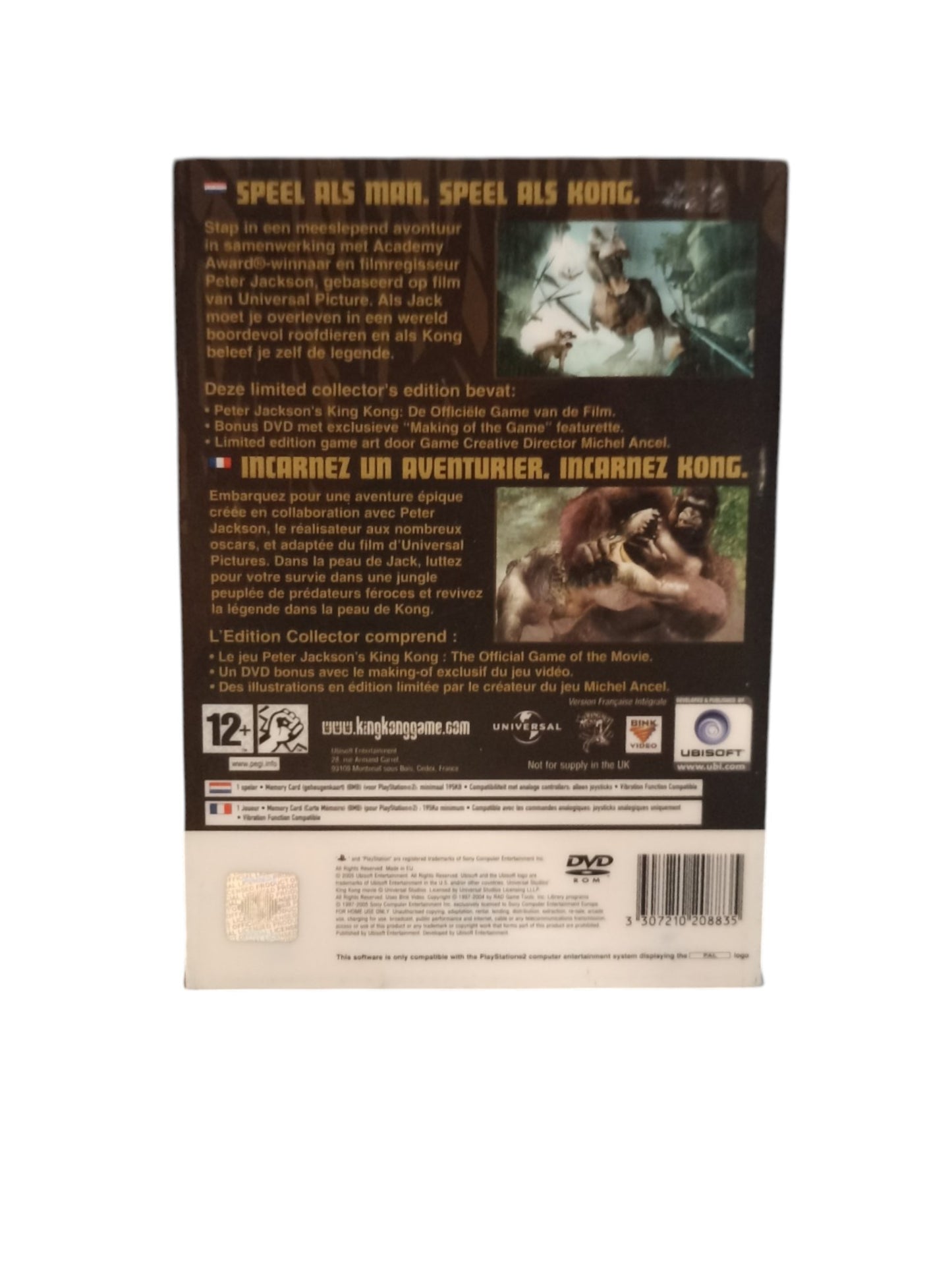 Peter Jackson's King Kong The Ofiicial Game of the Movie Collector playstation 2 (PS2)