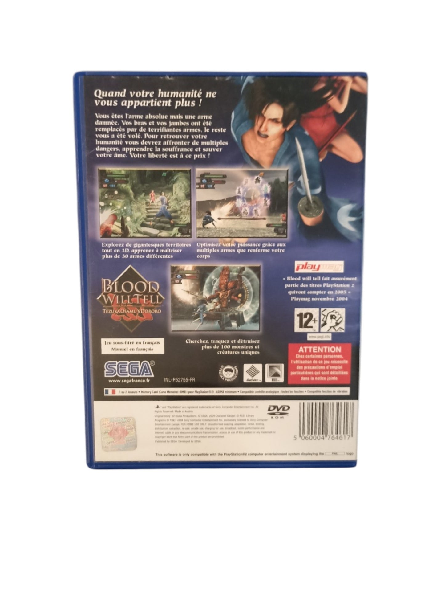 Blood Will Tell : Tezuka Osamu's Dororo Playstation 2 (PS2)