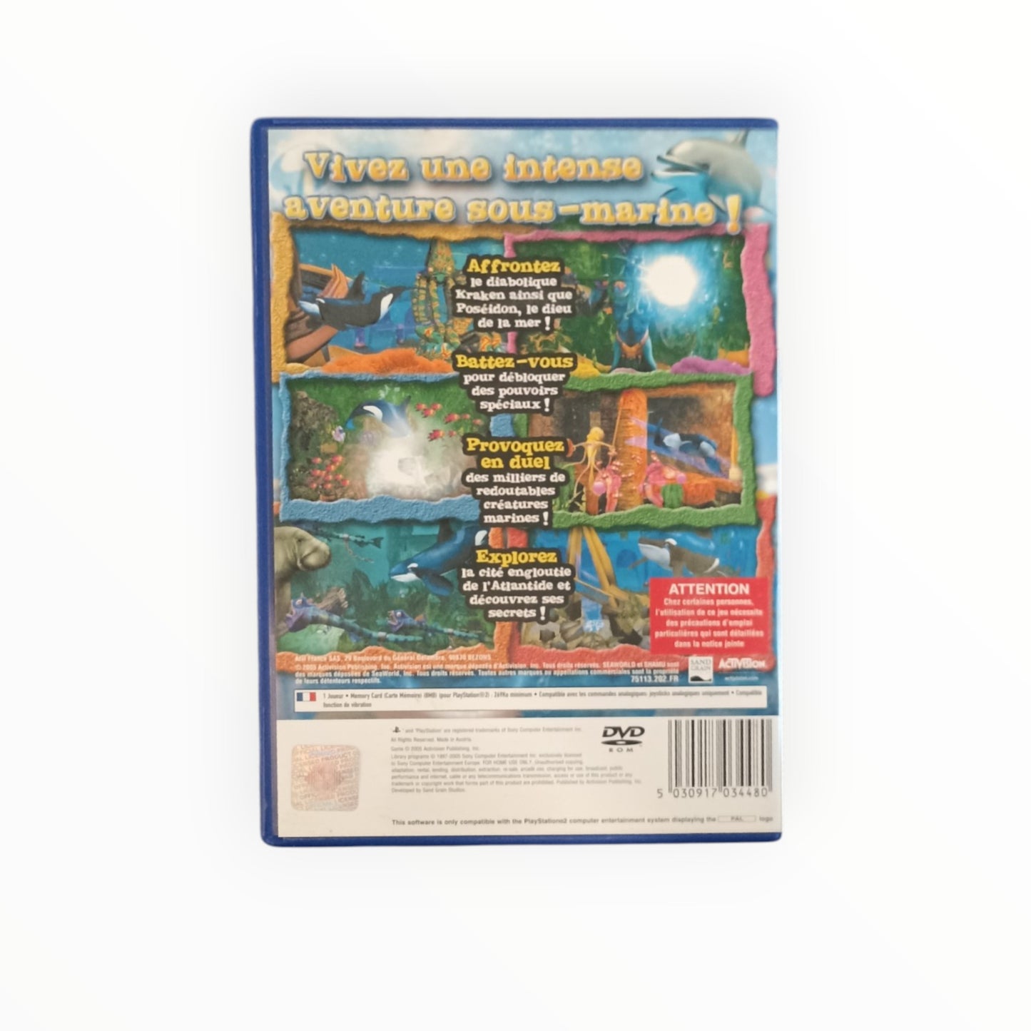 deep sea adventures playstation 2 (PS2)