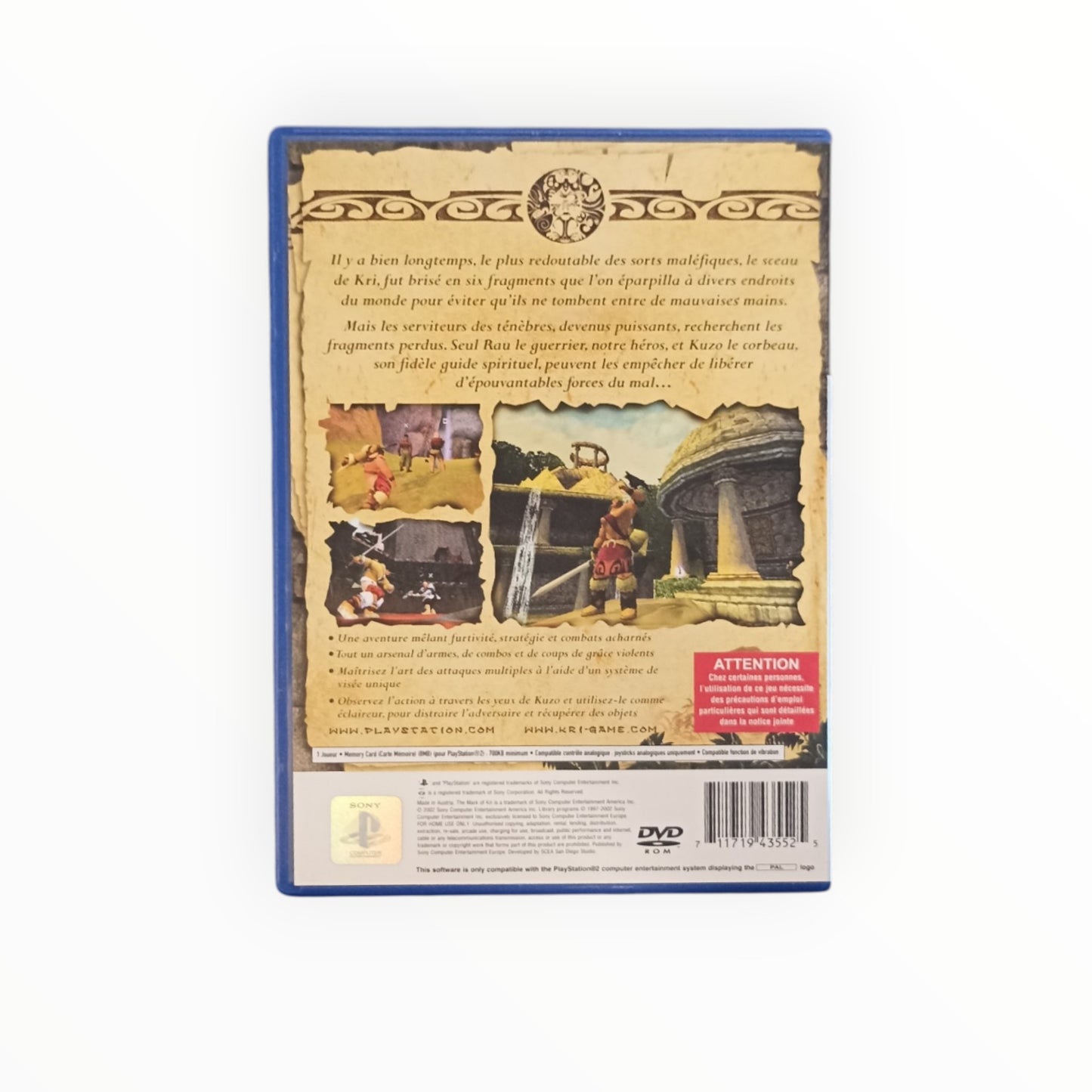 the mark of kri playstation 2 (PS2)