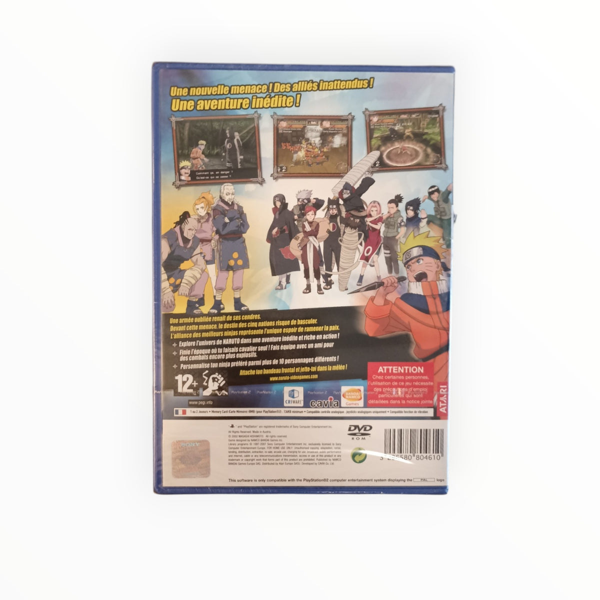 naruto uzumaki chronicles 2 playstation 2 (PS2) neuf