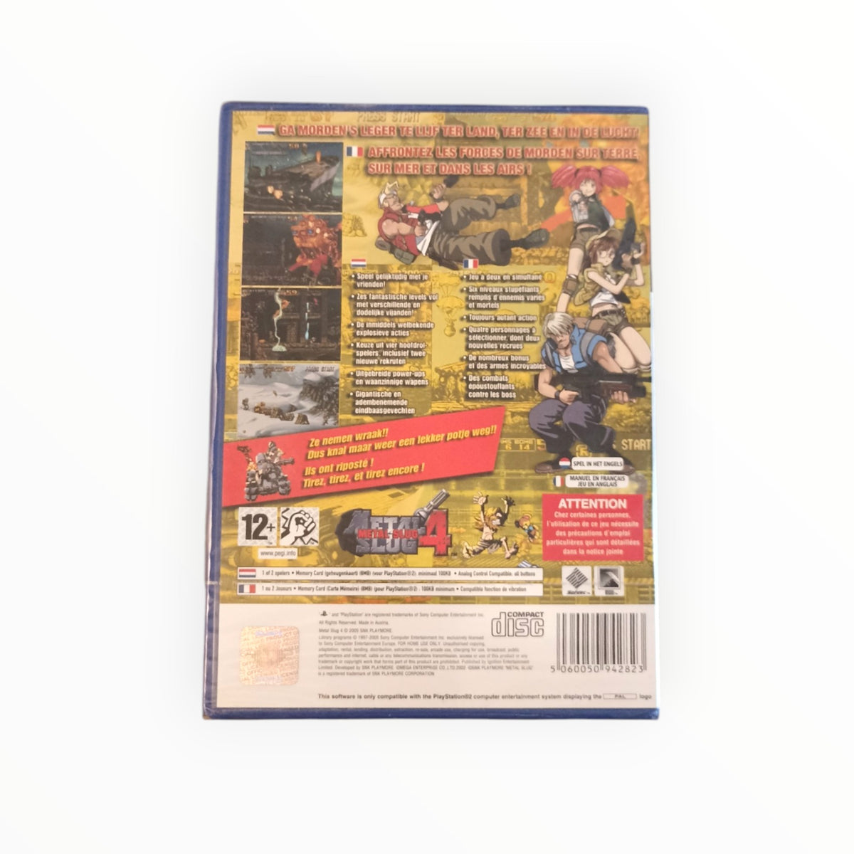 metal slug 4 playstation 2 (PS2) neuf