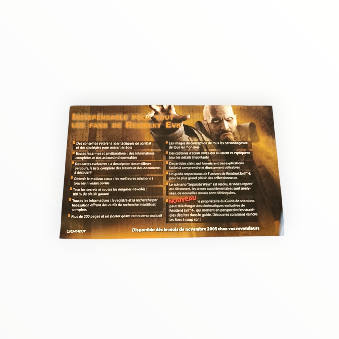 Carte Resident Evil 4 capcom Playstation 2 (PS2)