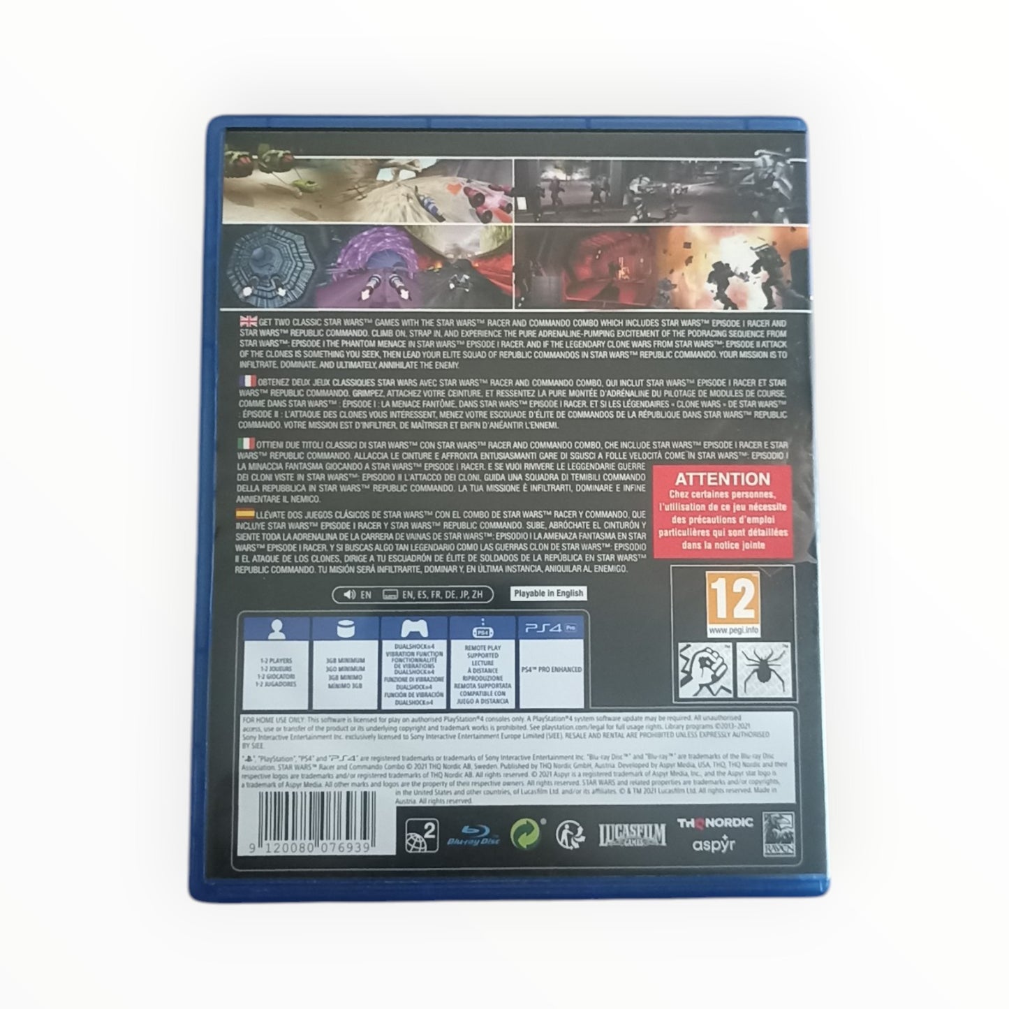 Star Wars Racer & Commando Combo  playstation 4 (PS4)