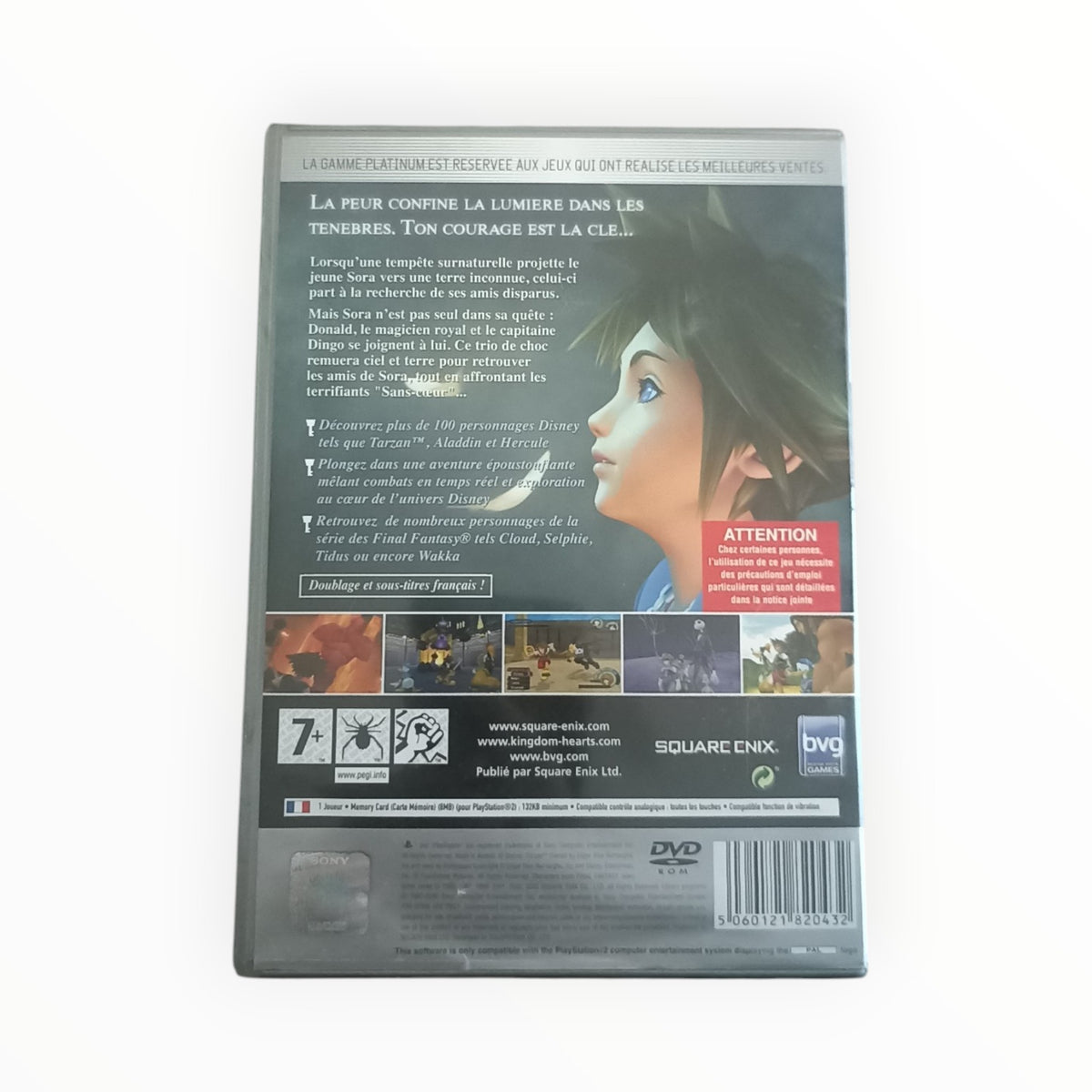 Kingdom Hearts platinum Playstation 2 (PS2)