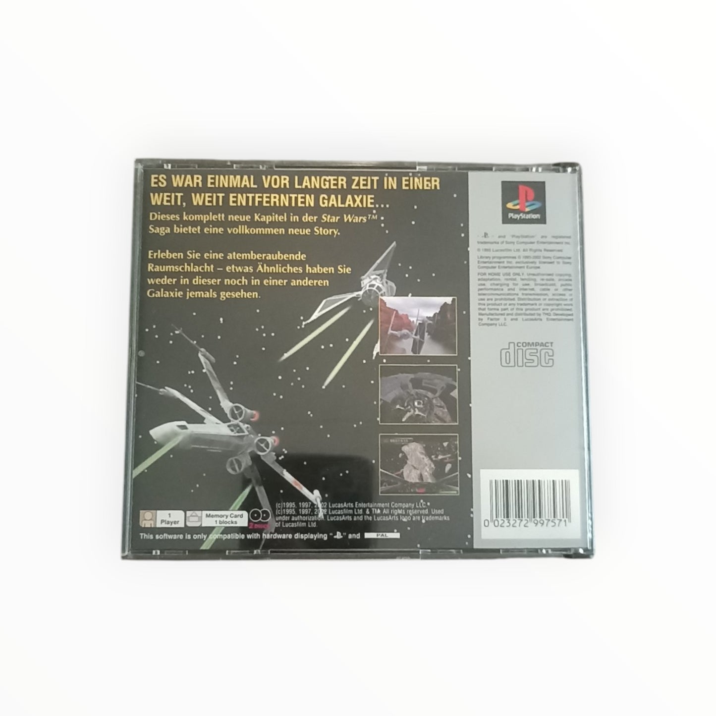 star wars rebel assault II platinium playstation 1 PS1