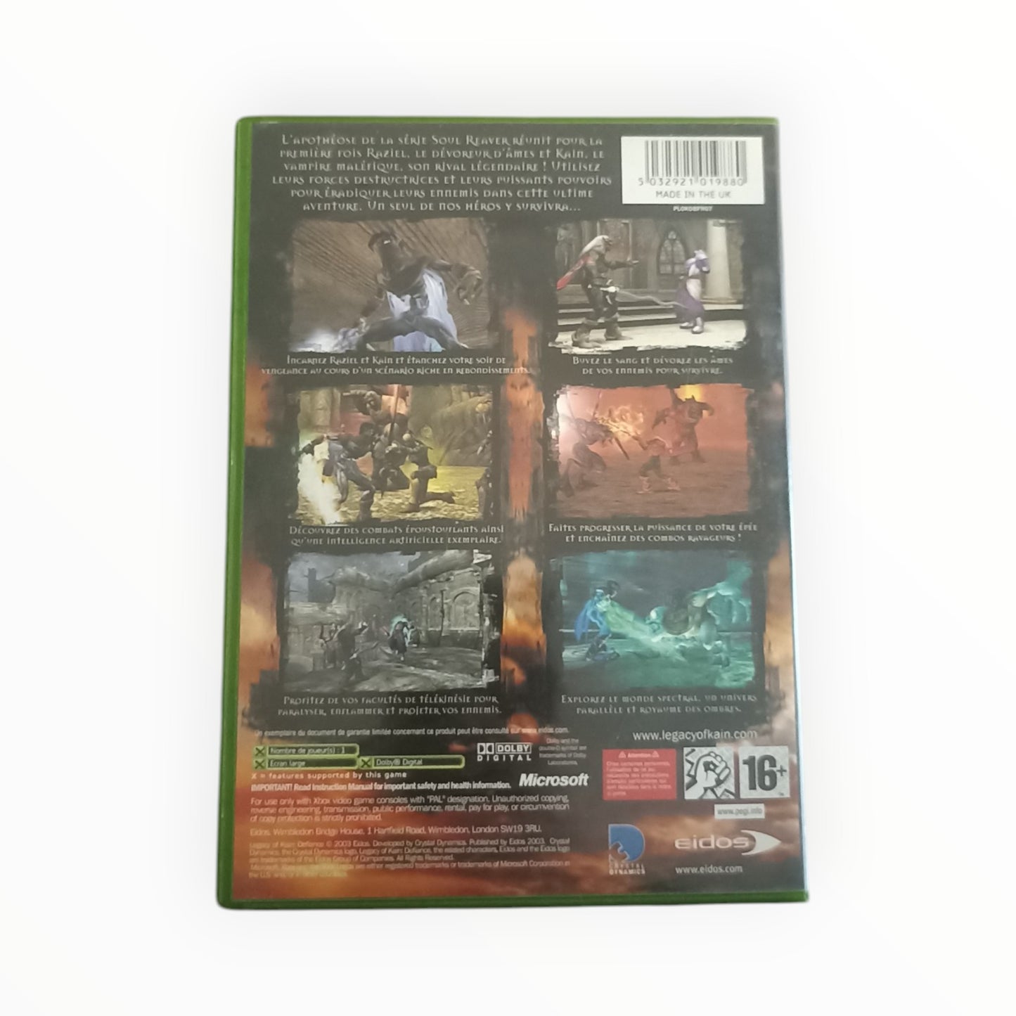 Legacy Of Kain Defiance Xbox