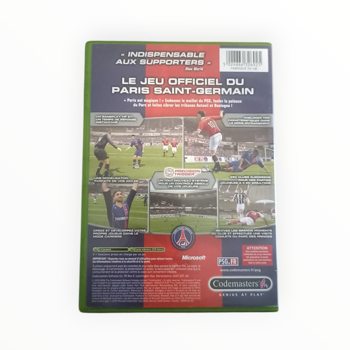 club football 2005 xbox classics