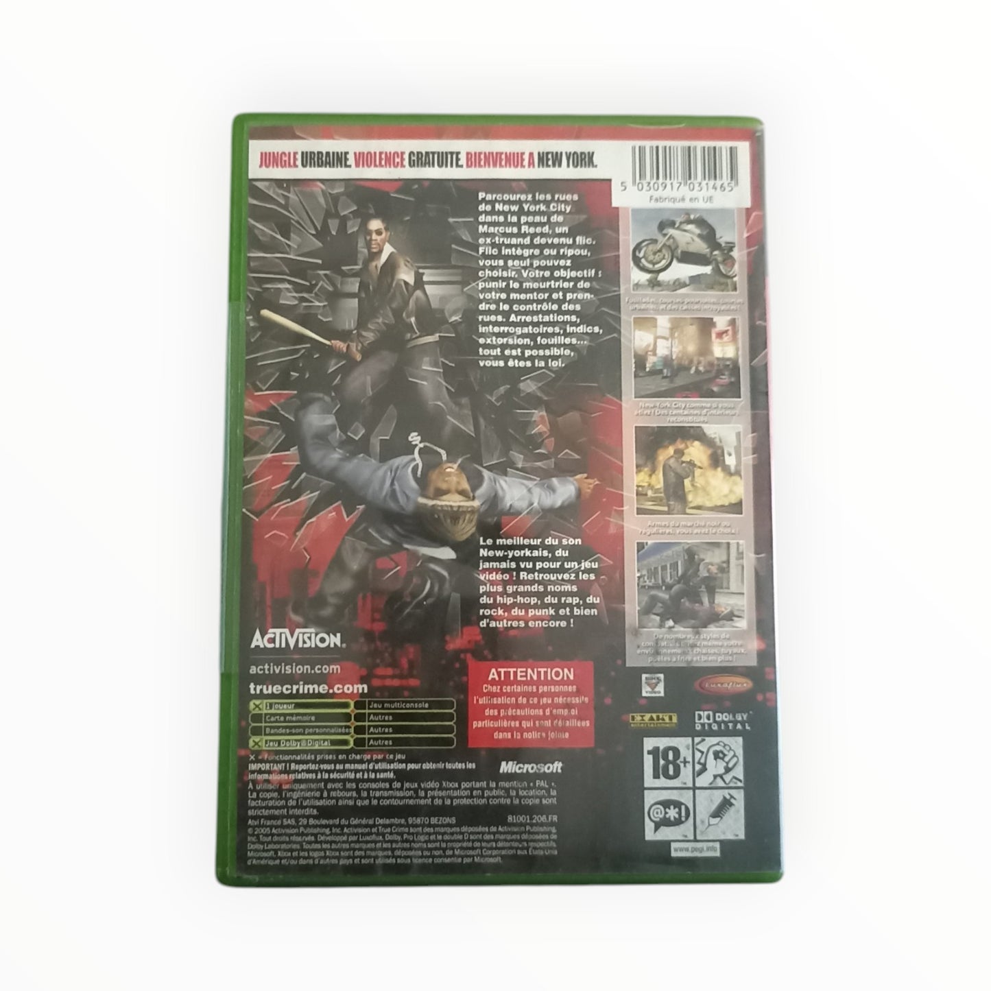 True Crime New York City Xbox Classics