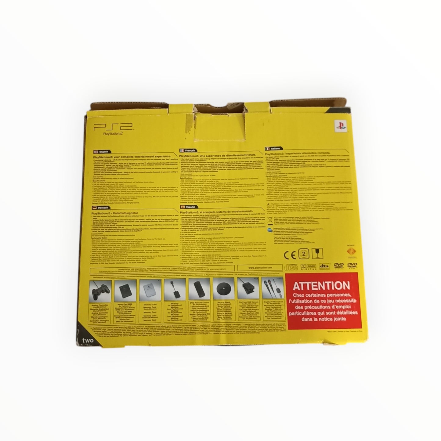 Boite playstation 2 slim