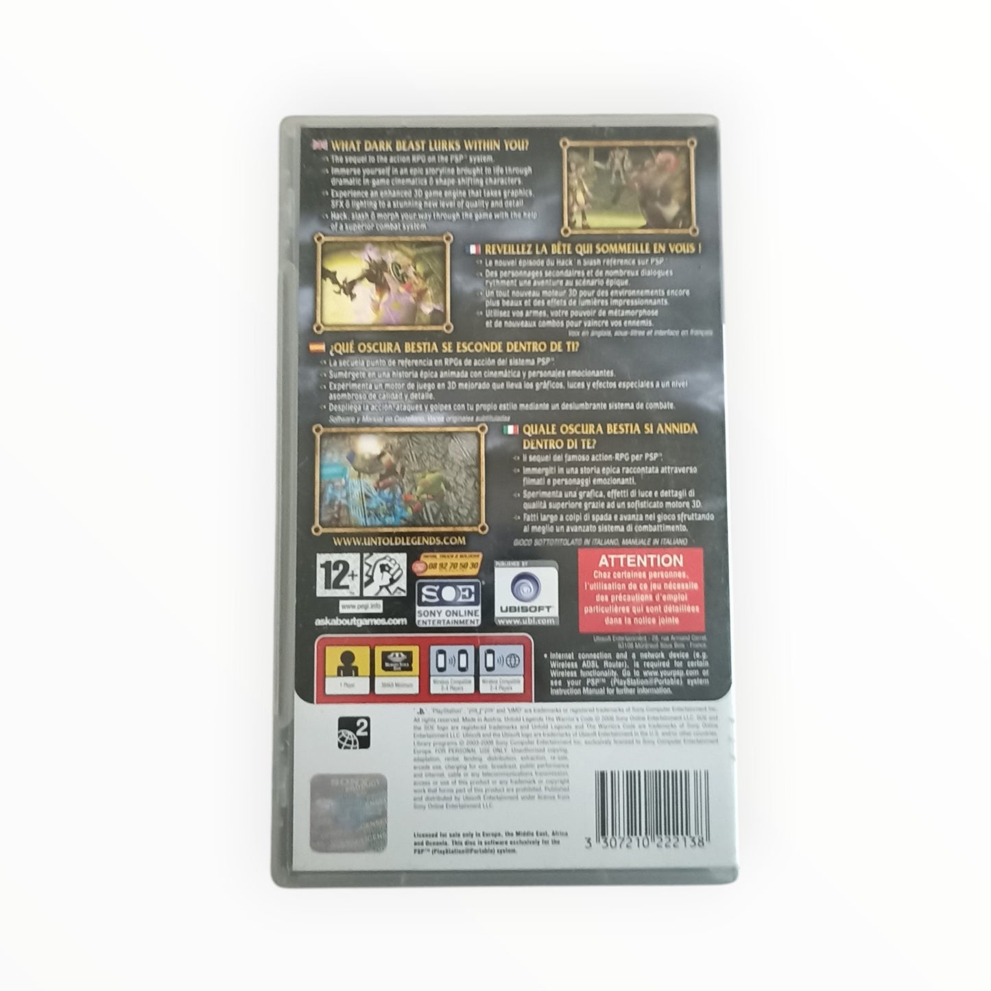 Untold Legends Playstation Portable (PSP)