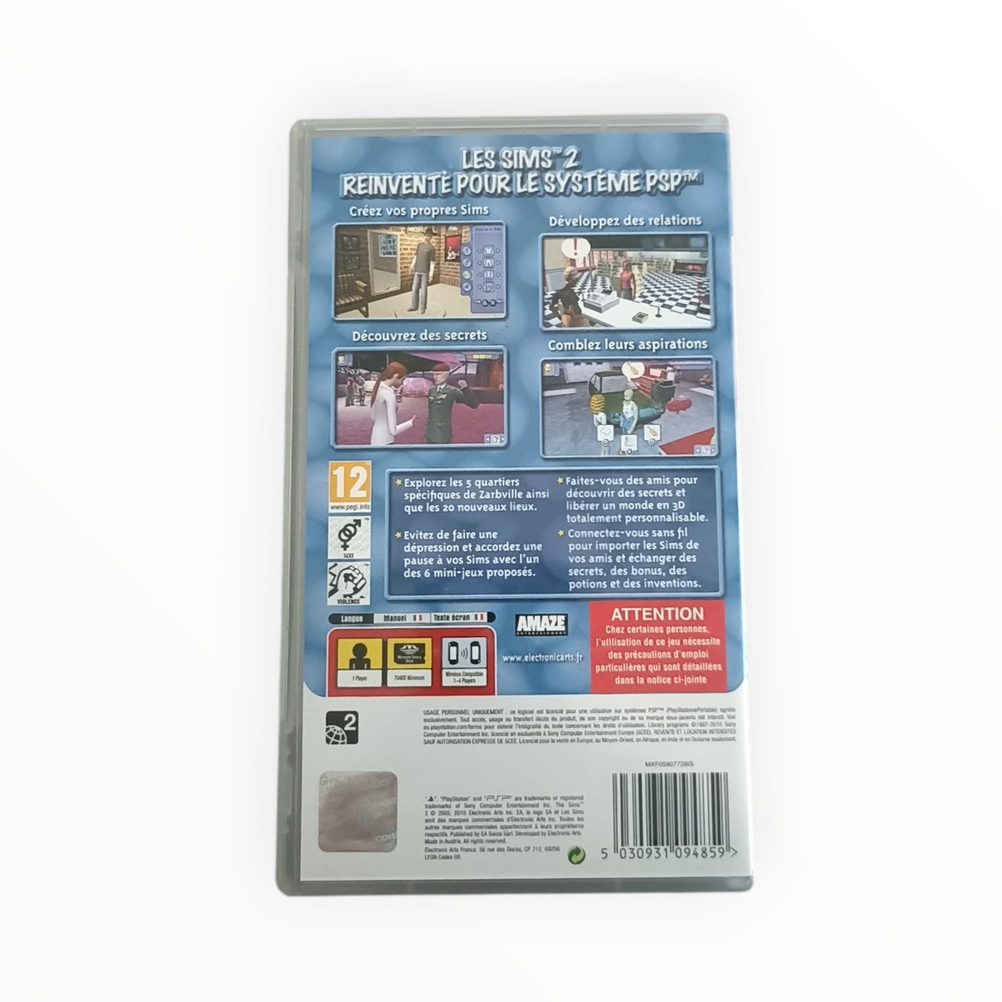 Les sims 2 Playstation Portable (PSP) Version Essentials