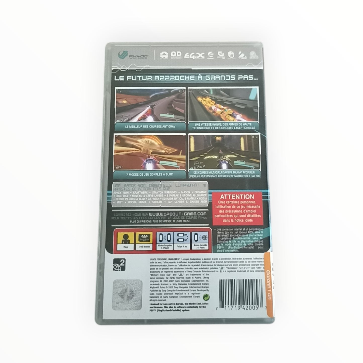 Wipeout pulse playstation portable (PSP)