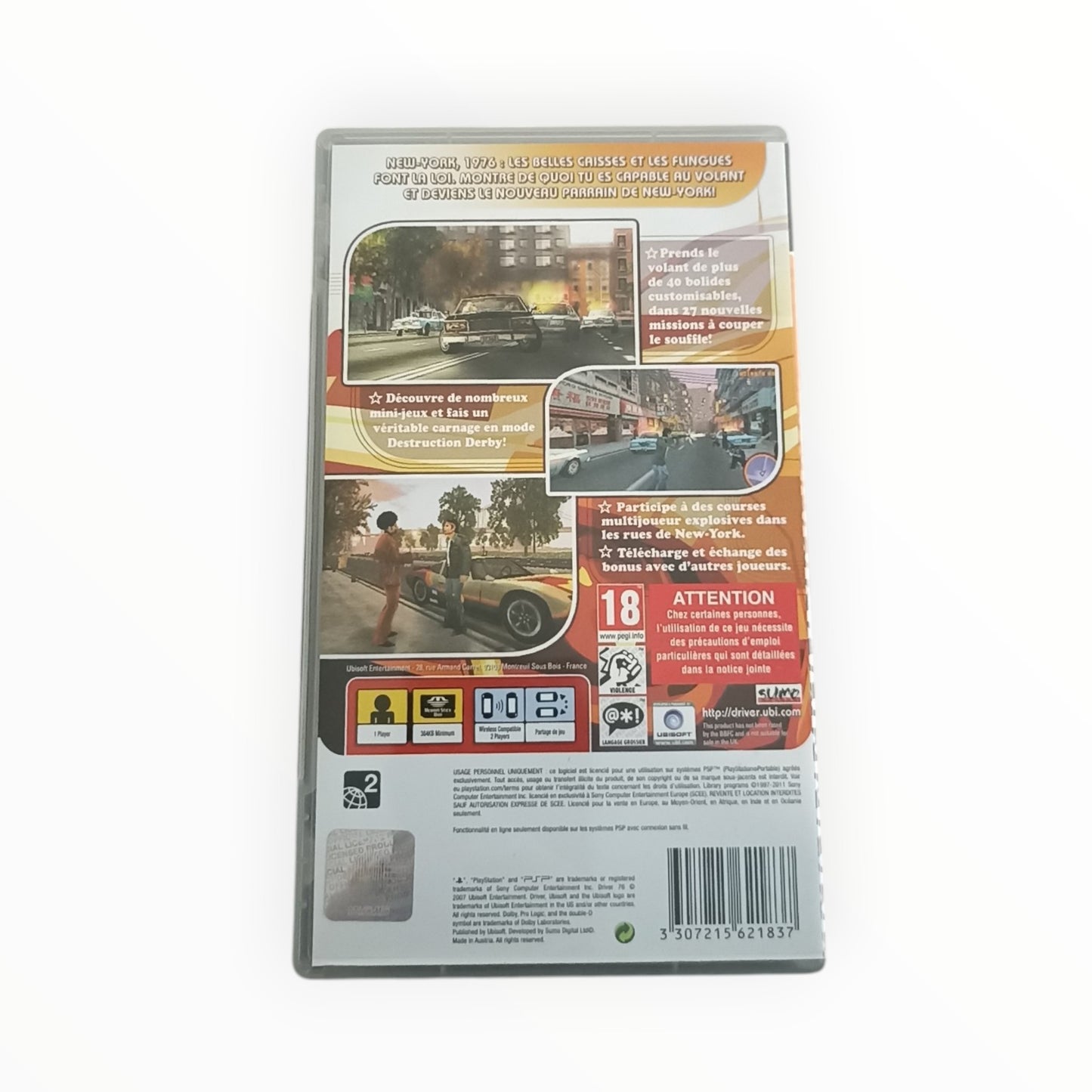 Driver 76 playstation portable (PSP) Version Essentials