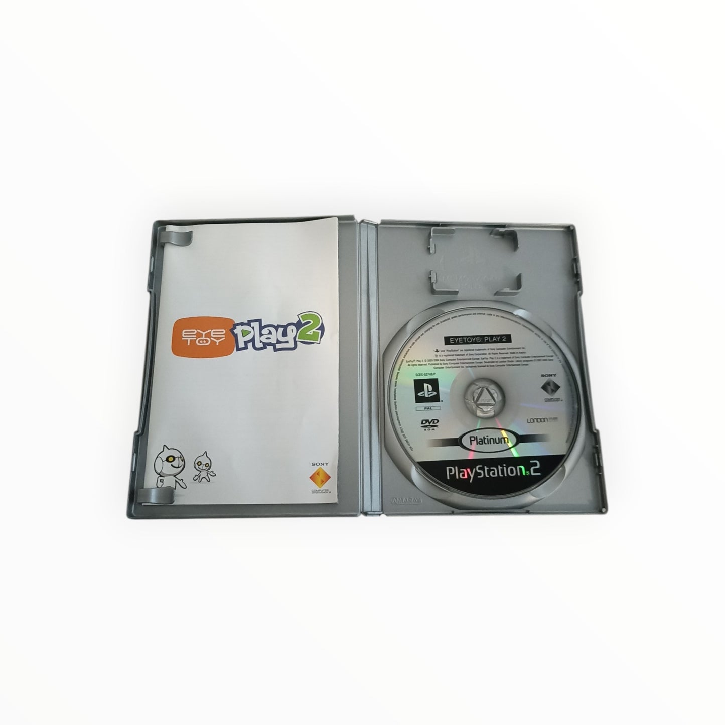 Eye Toy Play 2 playstation 2 (PS2) Version Platnium