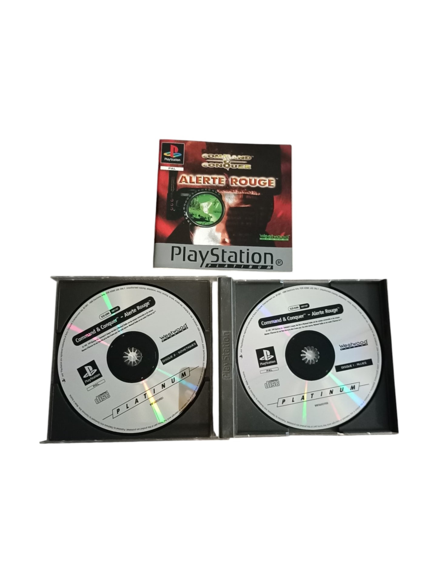 COMMAND & CONQUER ALERTE ROUGE playstation 1 (PS1) Version Platinum