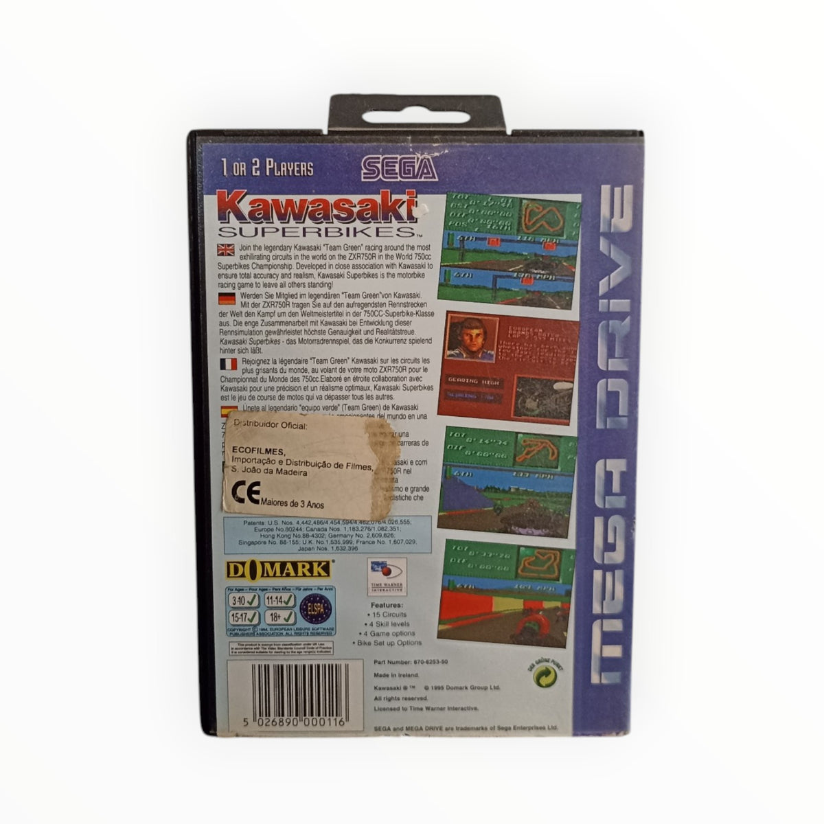 Kawasaki Superbikes Mega Drive