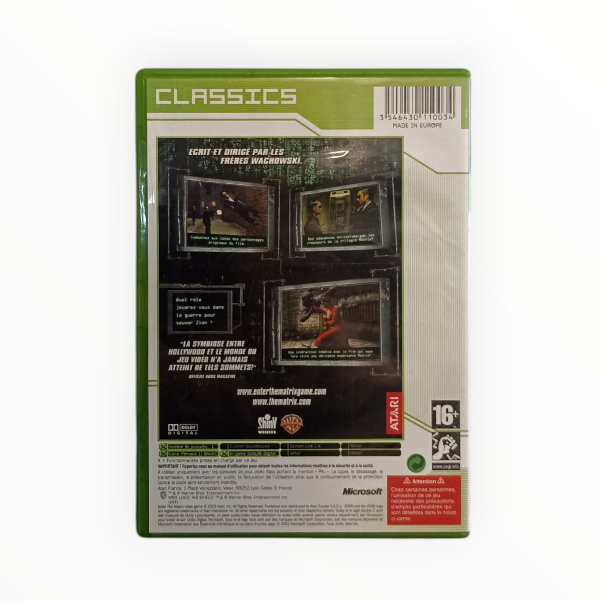 Enter the Matrix Xbox Version Classics