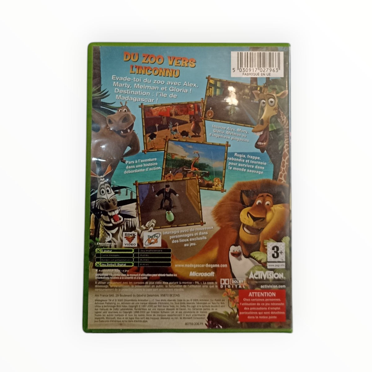 Madagascar Xbox