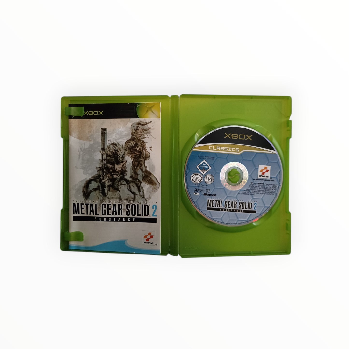 Metal Gear Solid 2 Substance Xbox