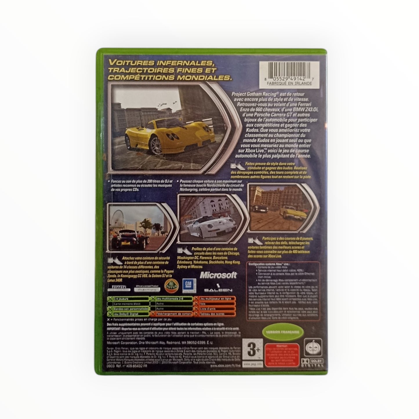 Project Gotham racing 2 Xbox