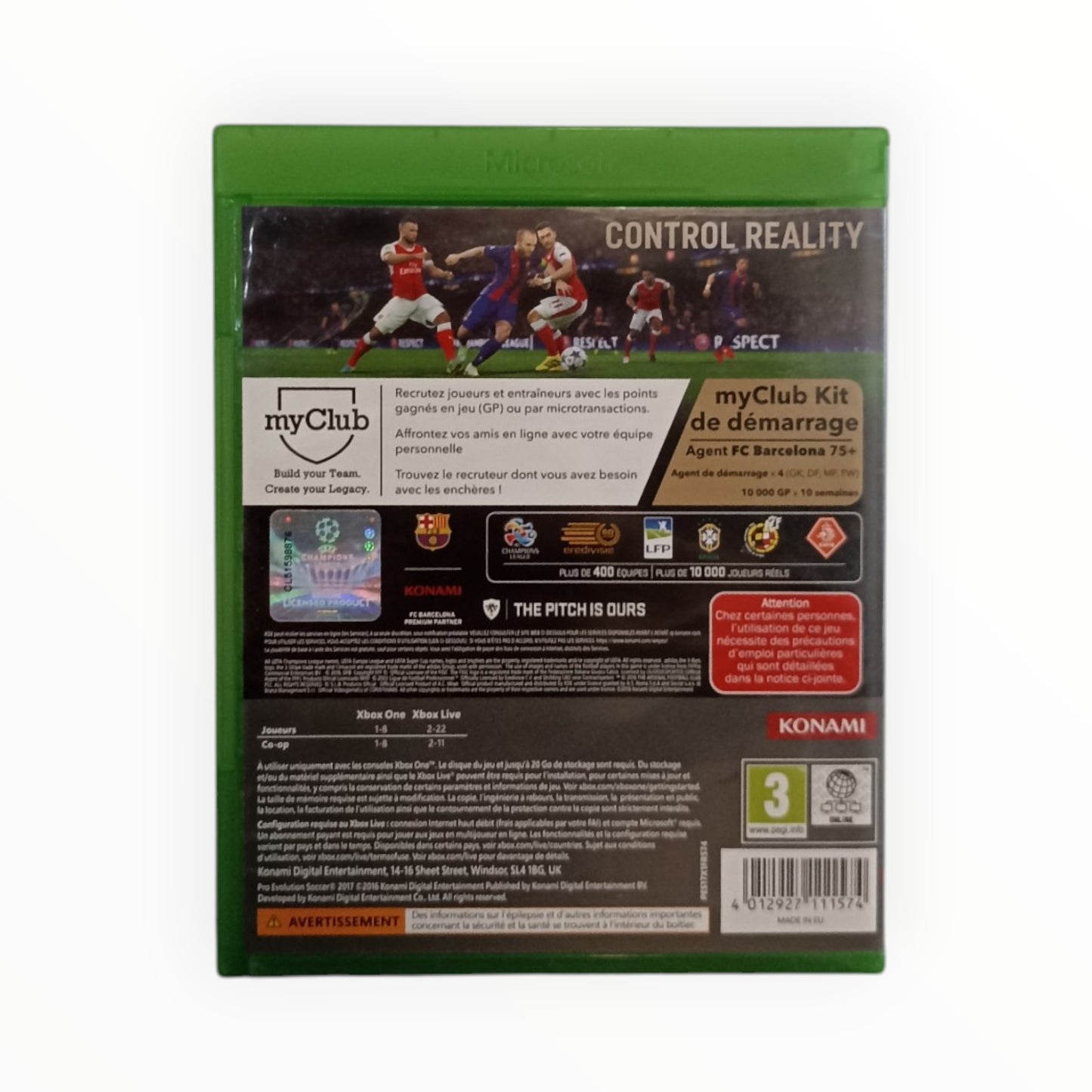 PES 2017 Xbox One
