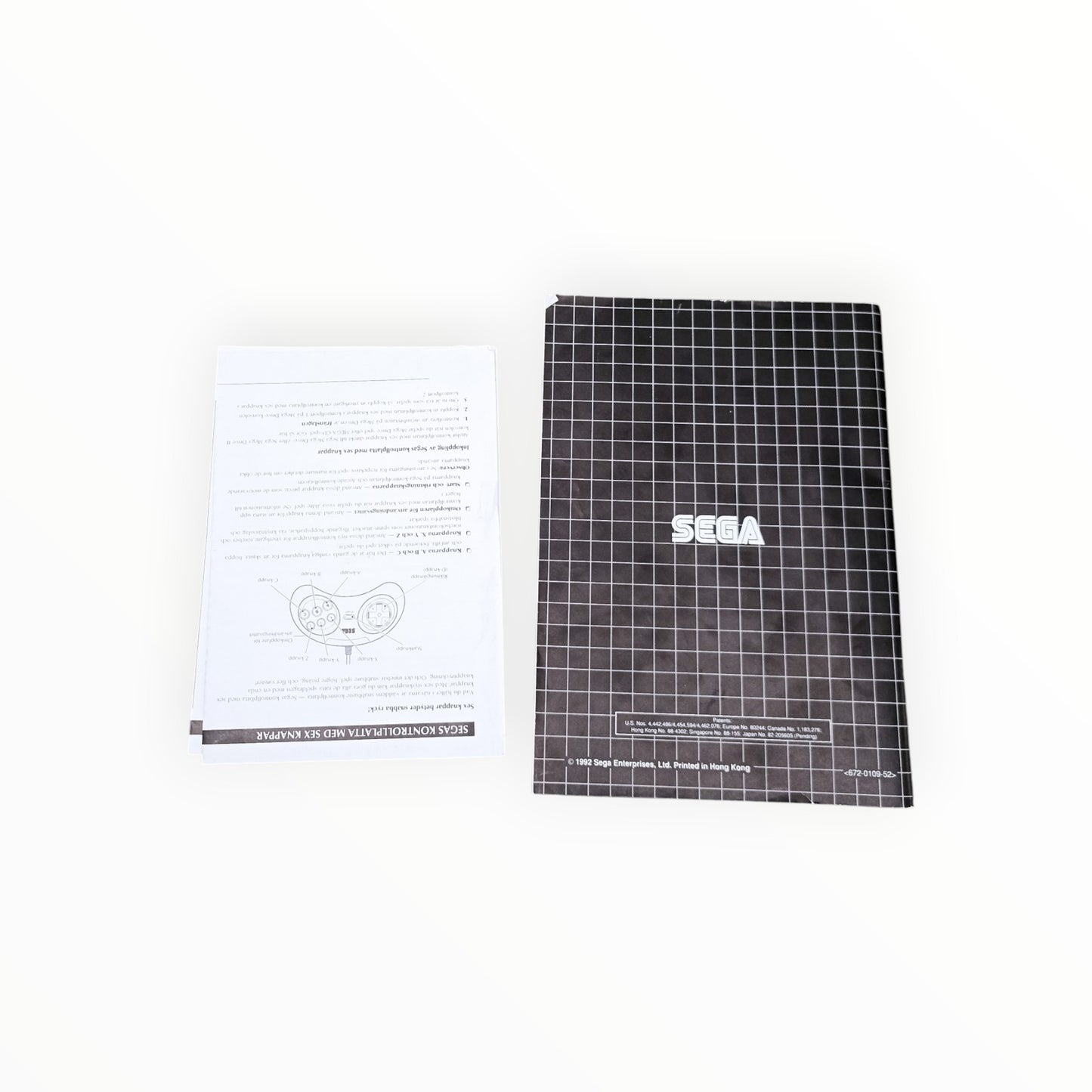 Boite seule Sega Megadrive avec notice