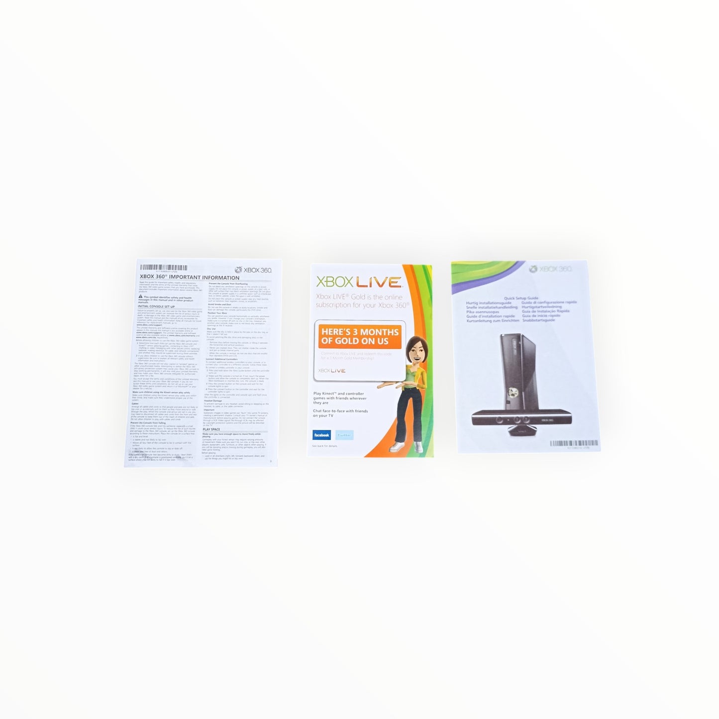 Console XBOX 360 Kinect Complet en boîte